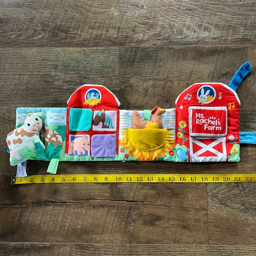 Baby Ms. Rachel Red & White Sensory Learning Farm Toy